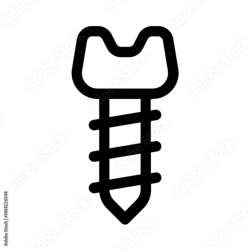 bolt icon with line style, perfect for user interface projects