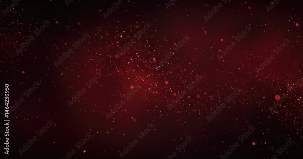 A cosmic scene featuring a blend of red hues and scattered particles. A cosmic scene featuring a blend of red hues and scattered particles.