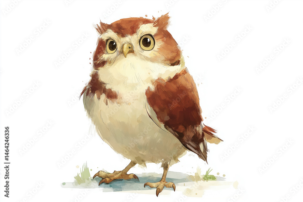 Naklejka premium Eule Baby