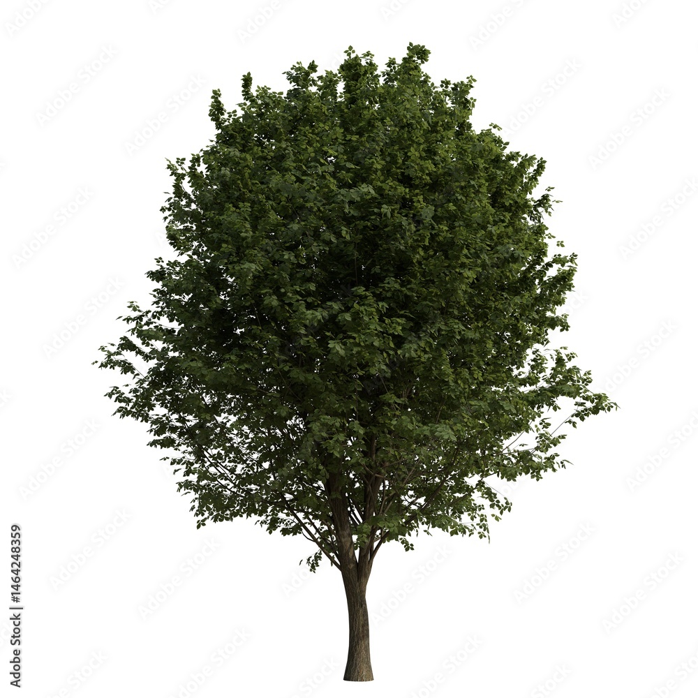 Fototapeta premium Realistic Tree Isolated on White Background