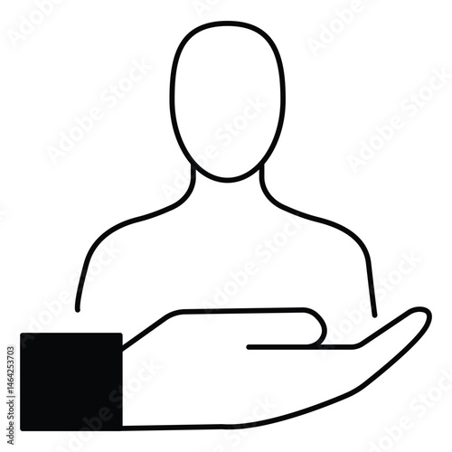 Attorney Icon for Private Client Legal Services vector design
