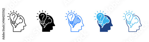 Hypothesis Icon Set With Multiple Style Collection 
