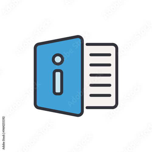 Illustrative Information Booklet Symbol Representing Manuals and Guides