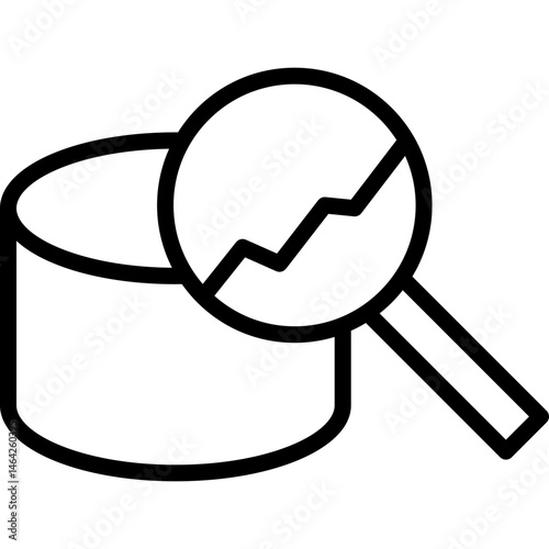 data analysis vector icon