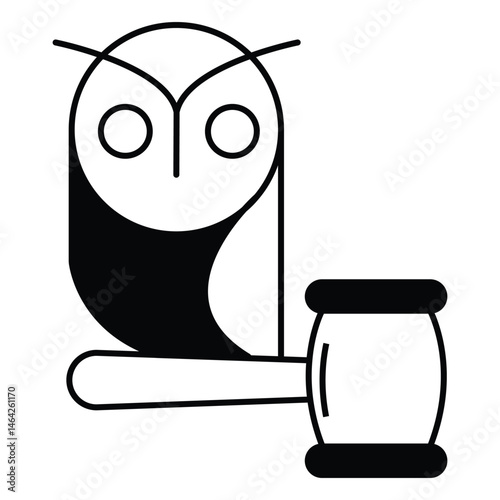 School and Legal Compliance Education Law vector Icon design