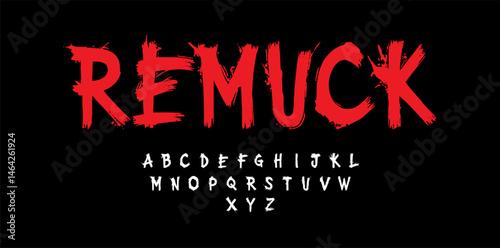Elegant Alphabet Fonts, Modern fonts Uppercase. Classic Lettering Minimalist Punk Design. Bold modern typography, decorative vintage concept - Vector illustration