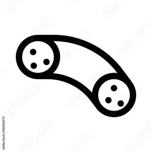wiener icon with line style, perfect for user interface projects