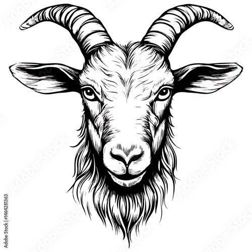 goat, animal, vector, transparent background, farm, mammal, nature, white, livestock, cute, isolated, wildlife, horned, rural, sheep, grass, agriculture