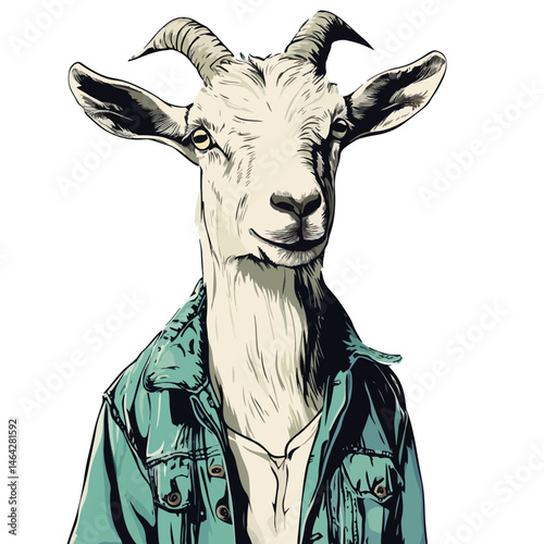 goat, animal, vector, transparent background, farm, mammal, nature, white, livestock, cute, isolated, wildlife, horned, rural, sheep, grass, agriculture