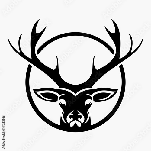 Deer logo vector template