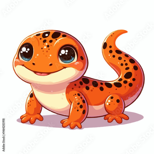 Cute green baby dino cartoon vector illustration