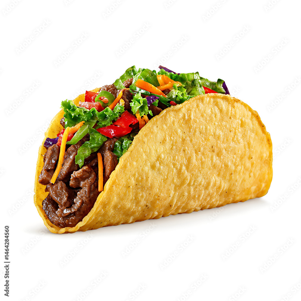 A delicious and mouthwatering taco