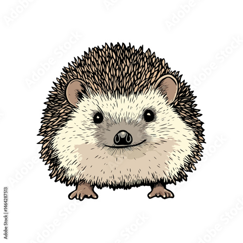hedgehog, animal, vector, transparent background, mammal, isolated, wildlife, rodent, bristle, nature, prickly, spiny, cute, small