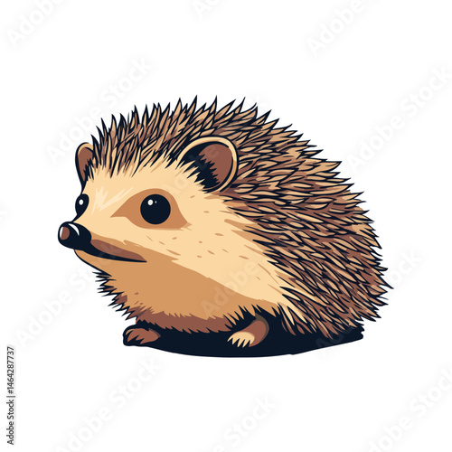 hedgehog, animal, vector, transparent background, mammal, isolated, wildlife, rodent, bristle, nature, prickly, spiny, cute, small