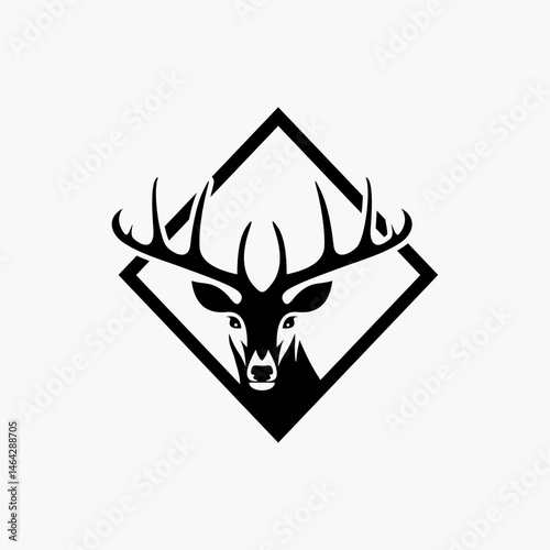 Deer logo vector template