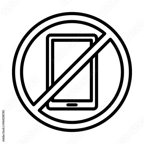 Digital detox single icon