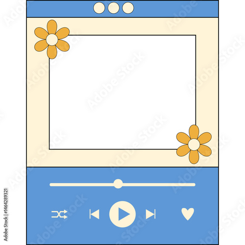 Retro Music Player UI