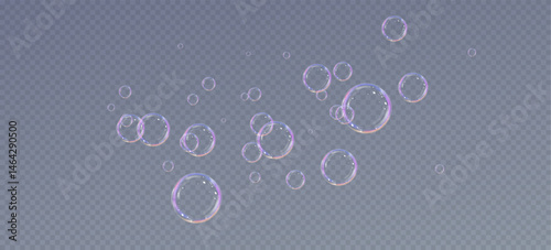 Soap bubble.Flying bubble.Vector.Background.
Soap bubbles background