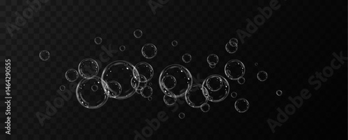Soap bubble.Flying bubble.Vector.Background.
Soap bubbles background