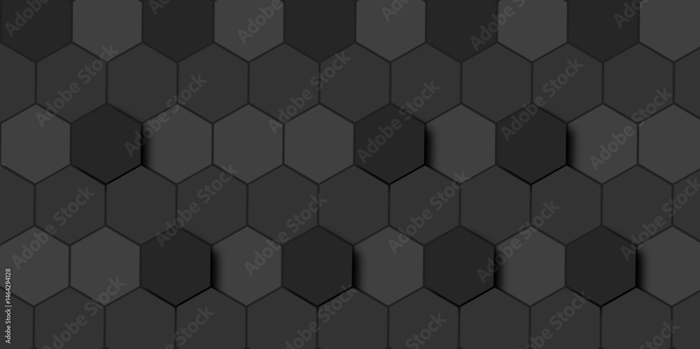 Hexagonal BLACK abstract metal background with light
Hexagonal BLACK abstract metal background with light