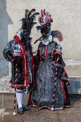 Disguised Couple - Annecy Venetian Carnival 2013