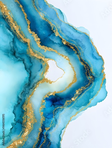 Waves, marble, decorative paintings