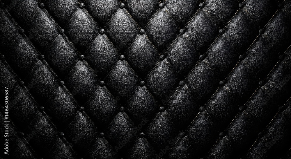 Fototapeta premium Advanced, black leather, texture
