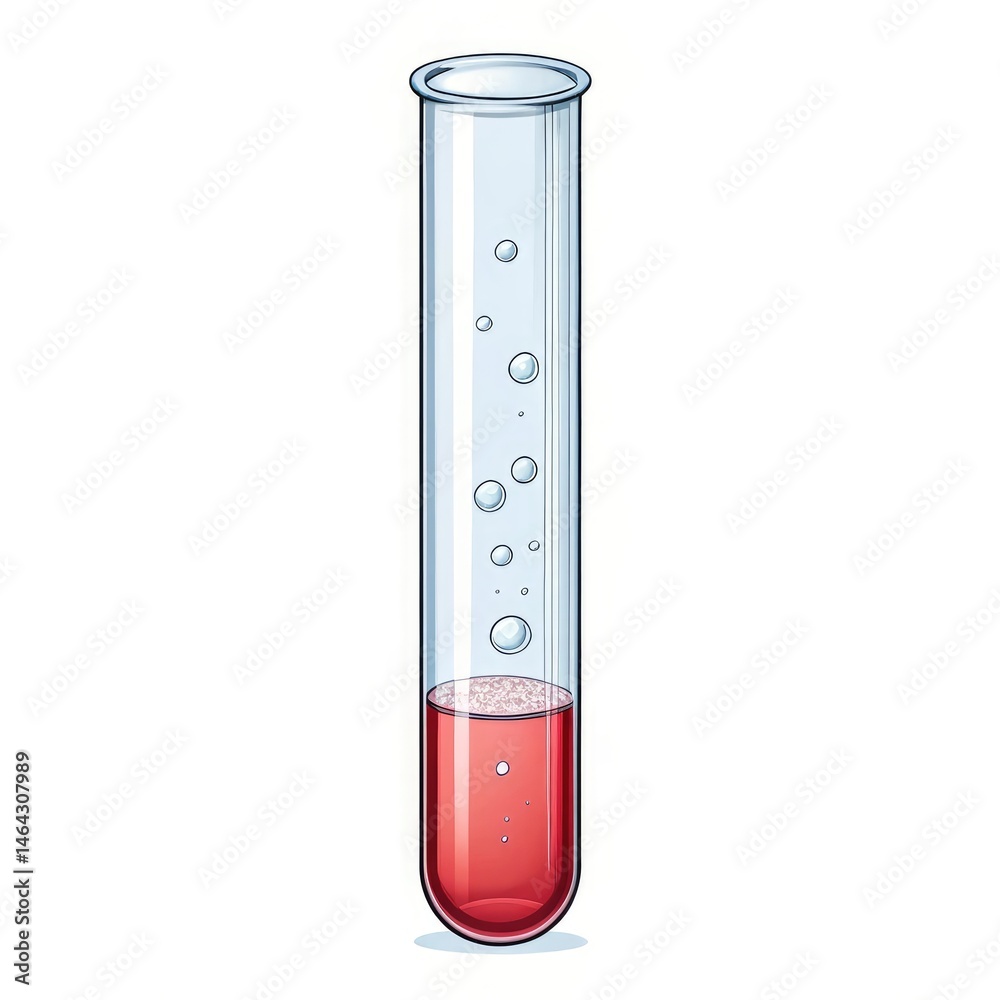 test tube with red liquid test tube with red liquid