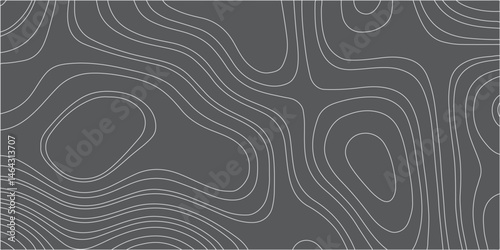 White topographic contour lines on a dark gray background.