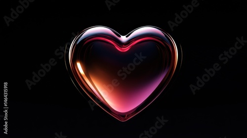 A heart icon is a graphic representation of love, compassion, and emotional warmth.