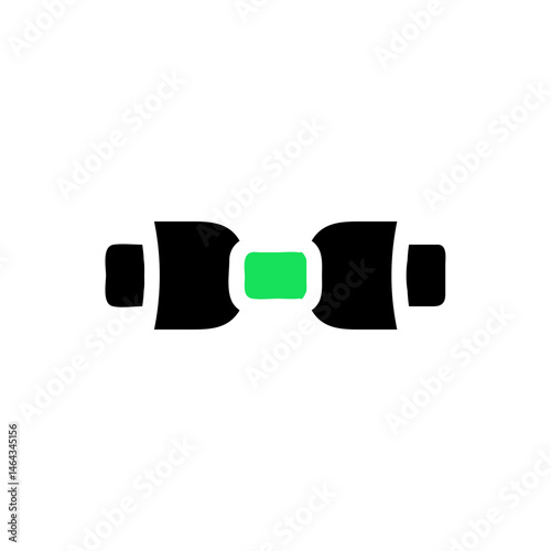 Modern seatbelt icon design portraying safety and protection with minimalist style