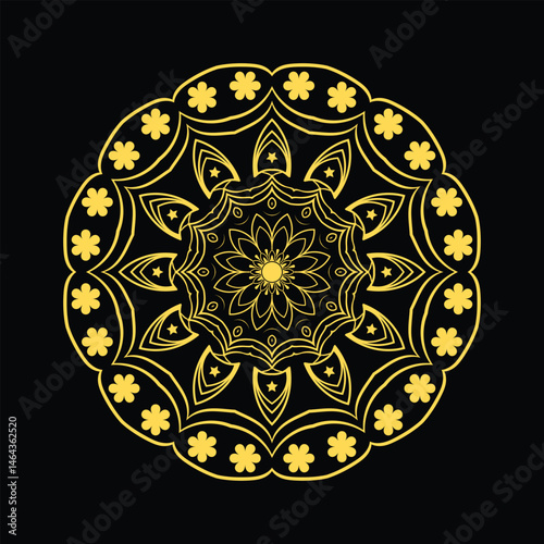 Decorative Mandala Vector Art Illustrations
