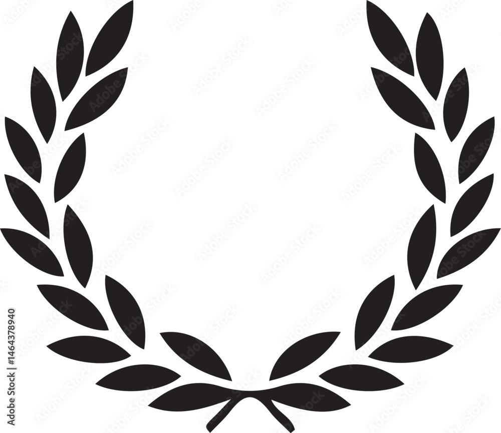 Fototapeta premium laurel wreath award .vector,