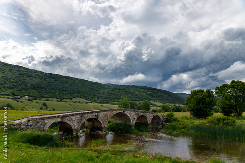 Roman Bridge over Šujica River in Bosnia and Herzegovina