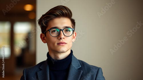 sophisticated young man