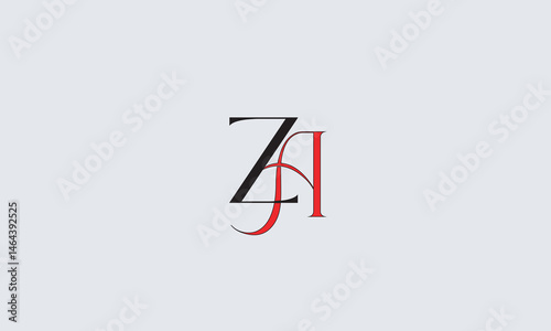 ZA, AZ , Z, A , Abstract Letters Logo Monogram