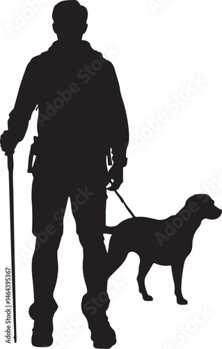 Trekking and Hiking Silhouettes Collection – Outdoor Adventure Vectors