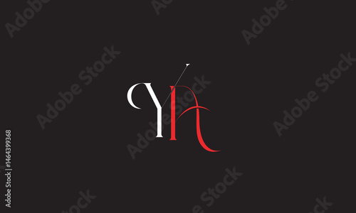  YA, AY , A , Y , Abstract Letters Logo Monogram