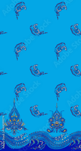 Most beautifull draw allover pattern in high resolution