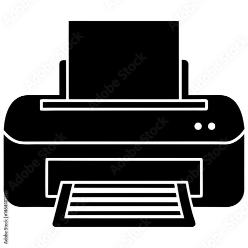 printer icon vector illustration