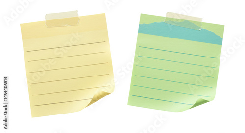 Konstfotografi Isolated Sticky Notes