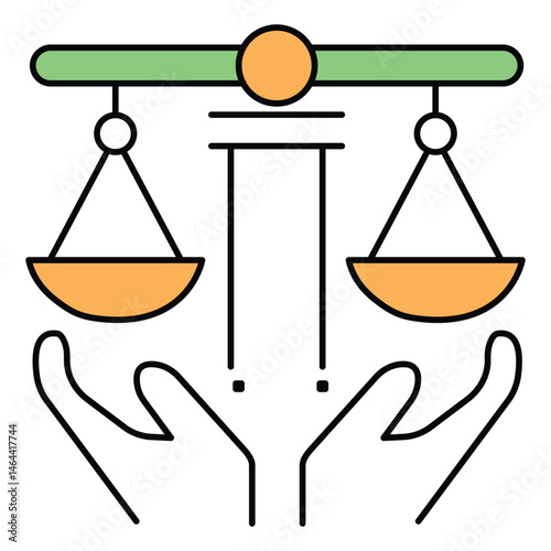 Insurance Protection Law and Legal Regulation vector Icon design