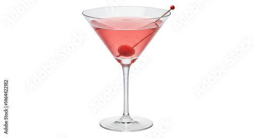 Isolated Cosmopolitan Cocktail