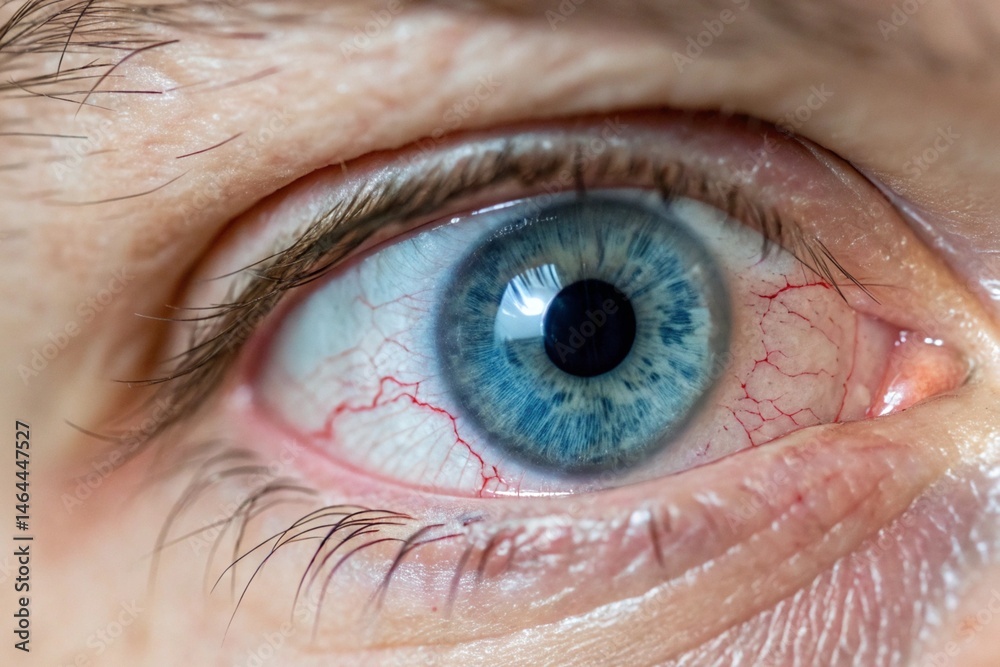 Obraz premium close up of male human eye