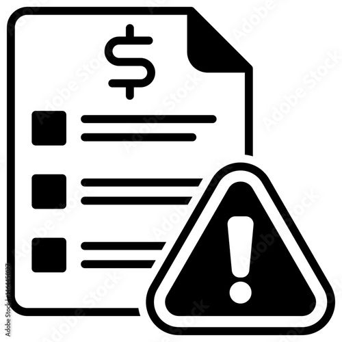 Risk Assessment outline mixed icon