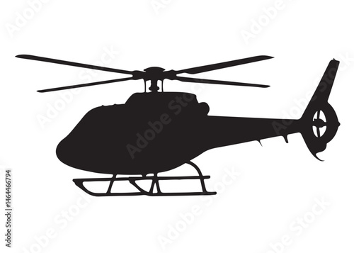silhouette of a flying helicopter logo silhouette vector, helicopter silhouette icon logo, simple silhouette illustration of helicopter vector silhouette logo icon isolated on a white background