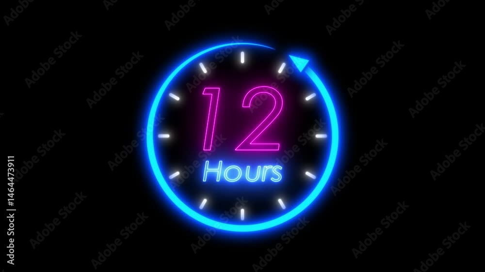 neon icon 24 hours animated icon open 12 ,24,48,72 hours shop bar 4k looping animated neon icon 24 hours animated icon open 12 ,24,48,72 hours shop bar 4k looping animated