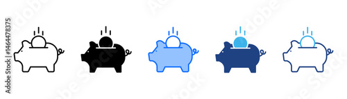 Poverty Alleviation Icon Set With Multiple Style Collection 