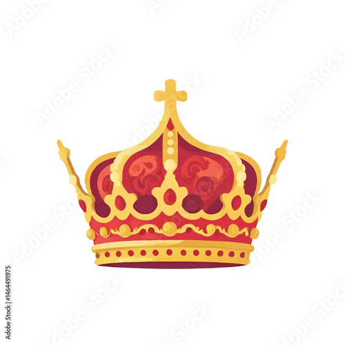 Gold-and-Red-Crown_Royalty-Symbol_King_Queen
