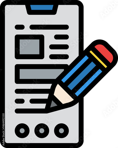 content creator illustration on a white background     
